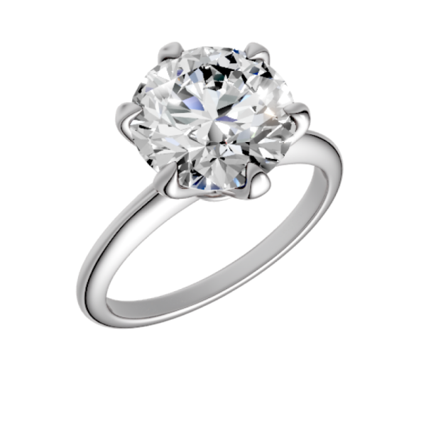 round-14k white gold|round-18k white gold| round-platinum