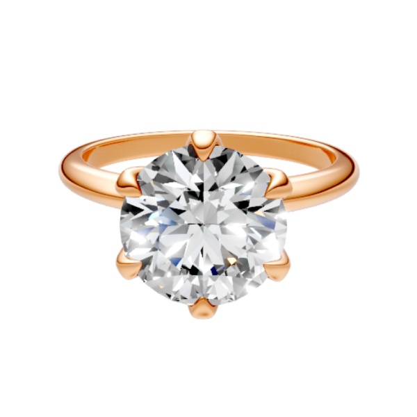 round-14k rose gold|round-18k rose gold
