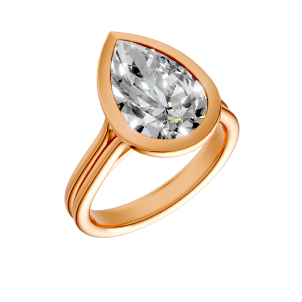 pear-14k rose gold|pear-18k rose 