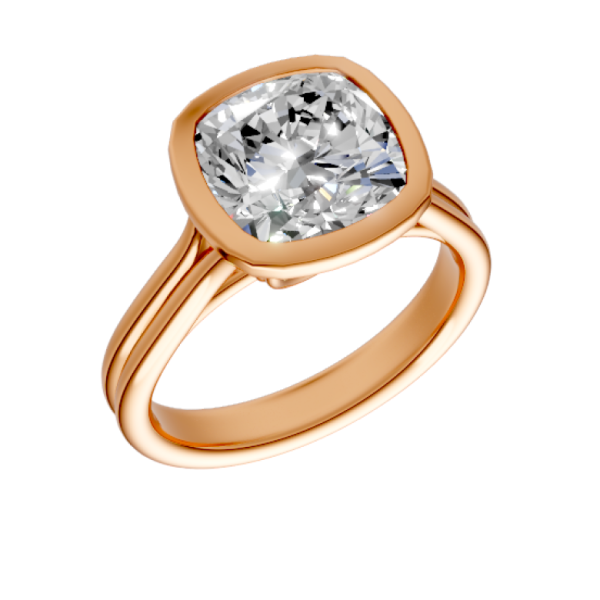 cushion-14k rose gold|cushion-18k rose gold