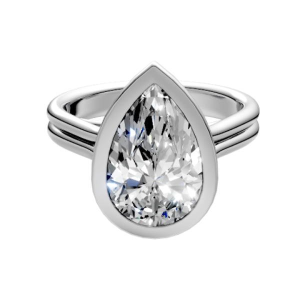 pear-14k white gold|pear-18k white gold| pear-platinum