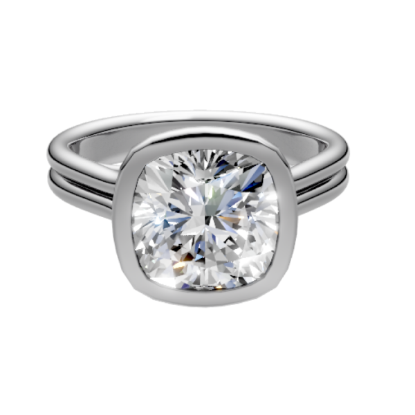 cushion-14k white gold|cushion-18k white gold| cushion-platinum