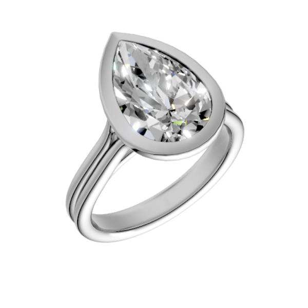 pear-14k white gold|pear-18k white gold| pear-platinum