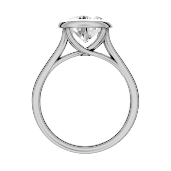 oval-14k white gold|oval-18k white gold| oval-platinum