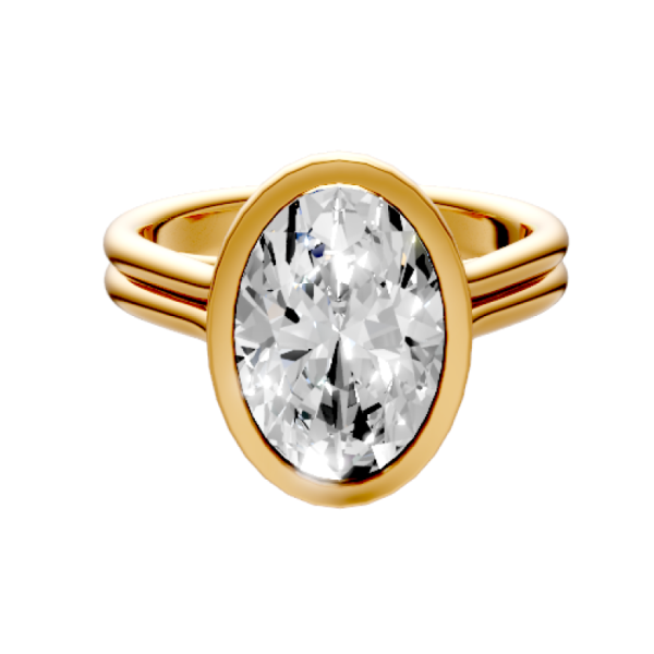 oval-14k yellow gold|oval-18k yellow gold
