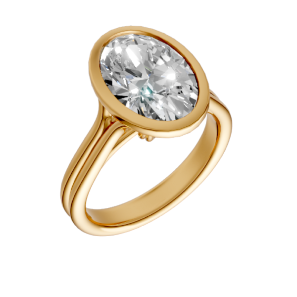 oval-14k yellow gold|oval-18k yellow gold