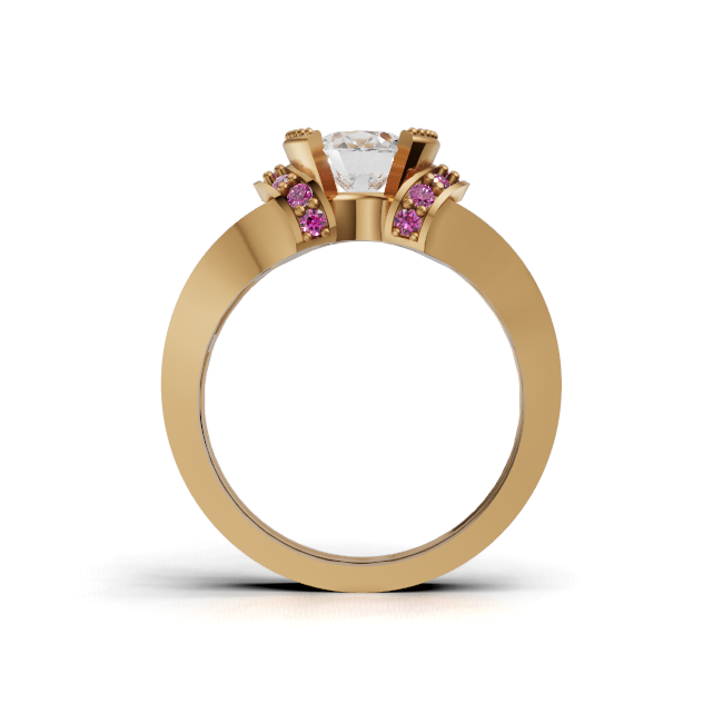 round-14k yellow gold|round-18k yellow gold