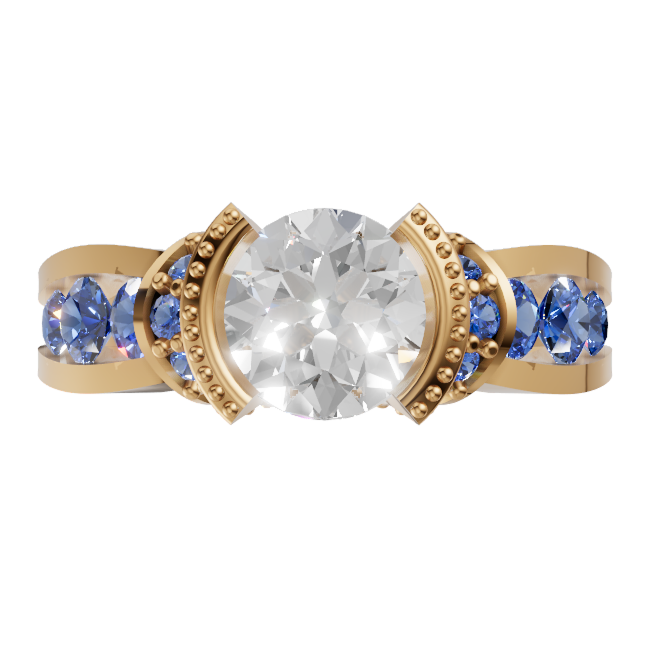 round-14k yellow gold|round-18k yellow gold