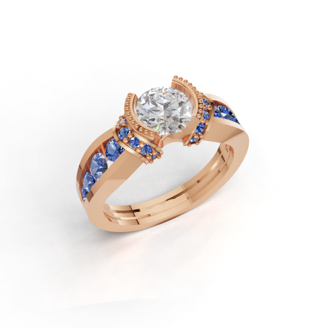 round-14k rose gold|round-18k rose gold
