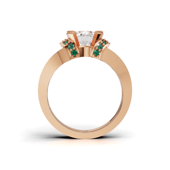 round-14k rose gold|round-18k rose gold