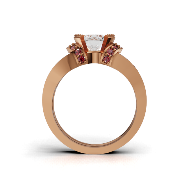 round-14k rose gold|round-18k rose gold