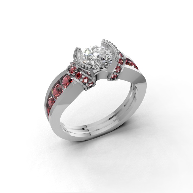 round-14k white gold|round-18k white gold|round-platinum