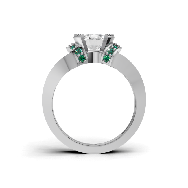 round-14k white gold|round-18k white gold|round-platinum