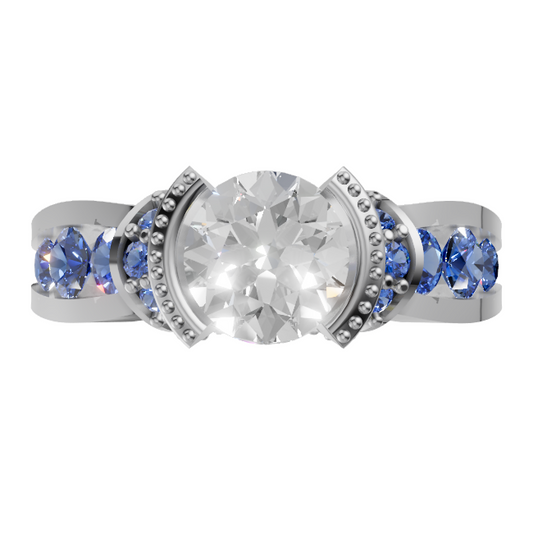 round-14k white gold|round-18k white gold|round-platinum