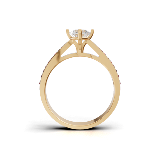 round-14k yellow gold|round-18k yellow gold