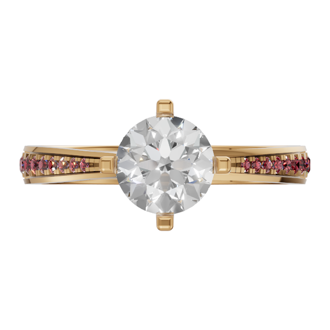 round-14k yellow gold|round-18k yellow gold
