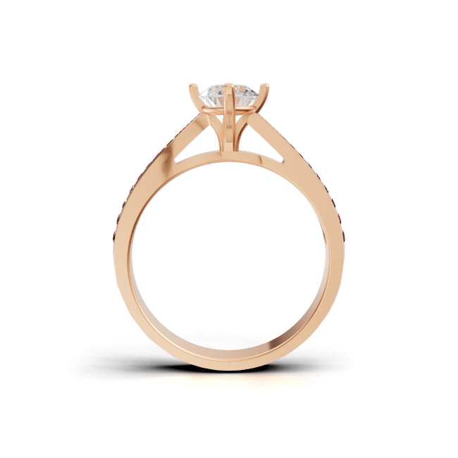 round-14k rose gold|round-18k rose gold