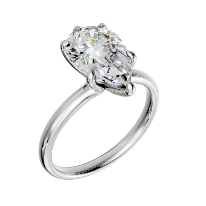 pear-14k white gold|pear-18k white gold| pear-platinum