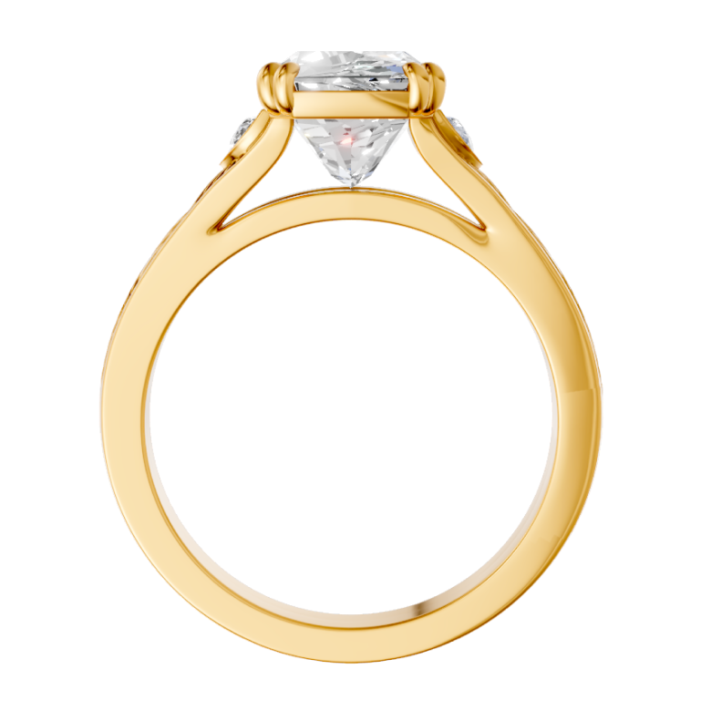 radiant-14k yellow gold|radiant-18k yellow gold