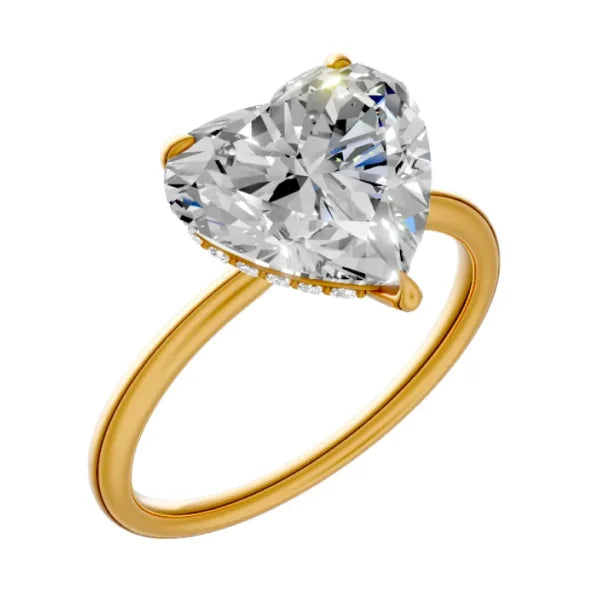 heart-14k yellow gold|heart-18k yellow gold