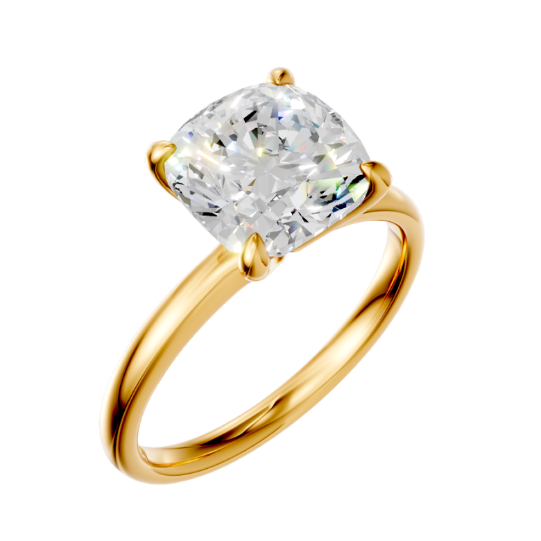 cushion-14k yellow gold|cushion-18k yellow gold