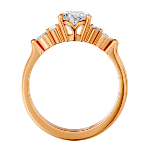 oval-14k rose gold|oval-18k rose gold