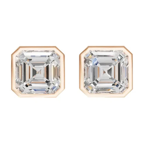 Bezel Set Studs