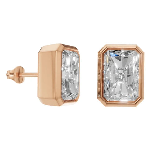 Bezel Set Studs