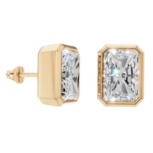 Bezel Set Studs