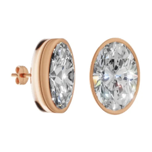 Bezel Set Studs