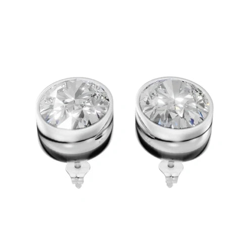 Bezel Set Studs
