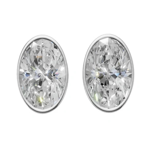Bezel Set Studs