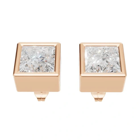 Bezel Set Studs