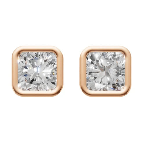 Bezel Set Studs