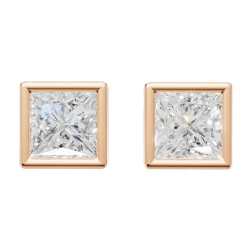 Bezel Set Studs