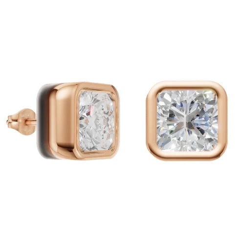 Bezel Set Studs