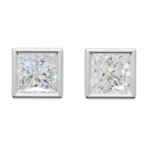 Bezel Set Studs