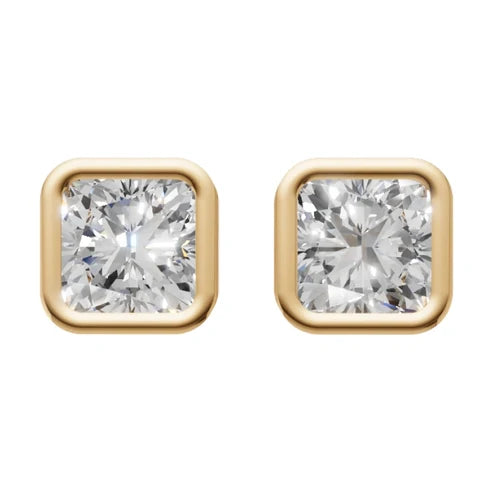 Bezel Set Studs