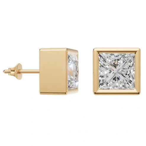 Bezel Set Studs