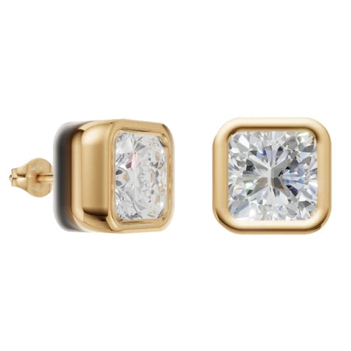 Bezel Set Studs