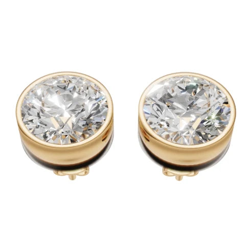 Bezel Set Studs