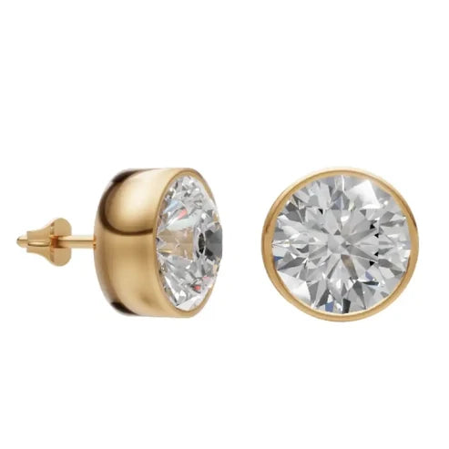 Bezel Set Studs