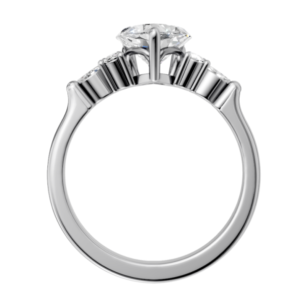heart-14k white gold|heart-18k white gold| heart-platinum
