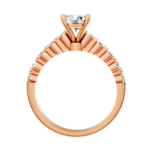 round-14K Rose Gold