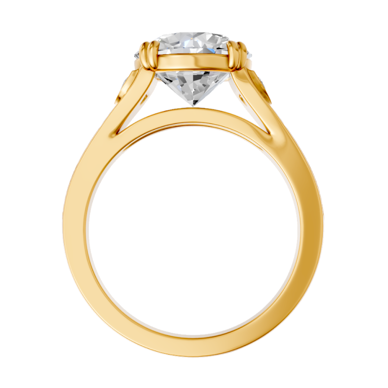 round-14k yellow gold|round-18k yellow gold