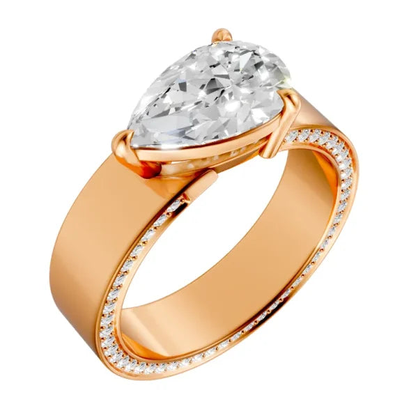 emerald-14k rose gold|emerald-18k rose gold