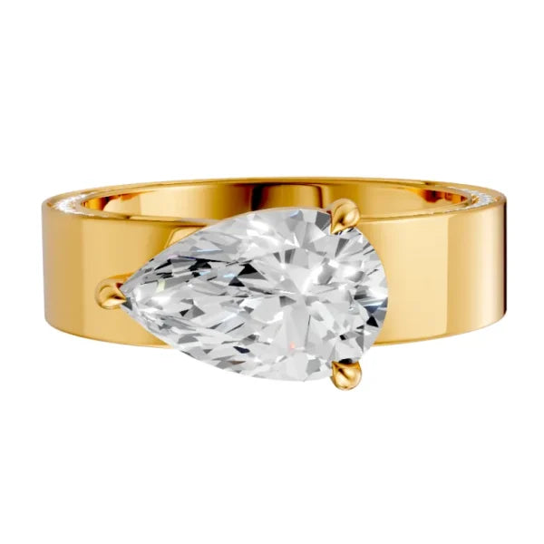 pear-14k yellow gold|pear-18k yellow gold