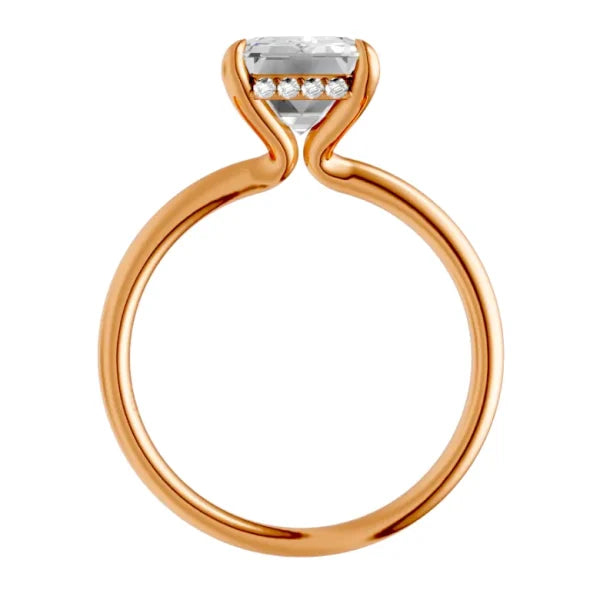emerald-14k rose gold|emerald-18k rose gold