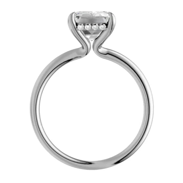 emerald-14k white gold|emerald-18k white gold| emerald-platinum