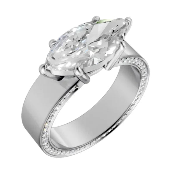 marquise-14k white gold|marquise-18k white gold| marquise-platinum
